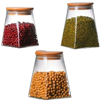 

Square Storage Tank Large Capacity Square Glass Jar Storage Tank Sealed Tank Food Storage Tank