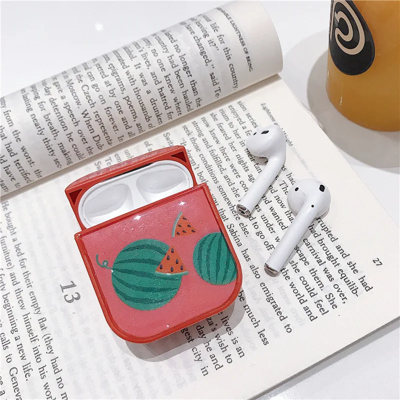 Модные сумки для Apple Airpods чехол Bluetooth аксессуары гарнитура наушники прозрачный fundas чехол для Airpods 1 2 крышка коробка