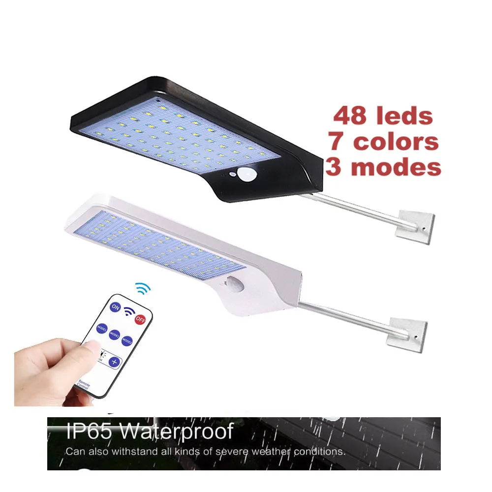 Водонепроницаемый супер яркий 48/36 светодиодный светильник с датчиком движения