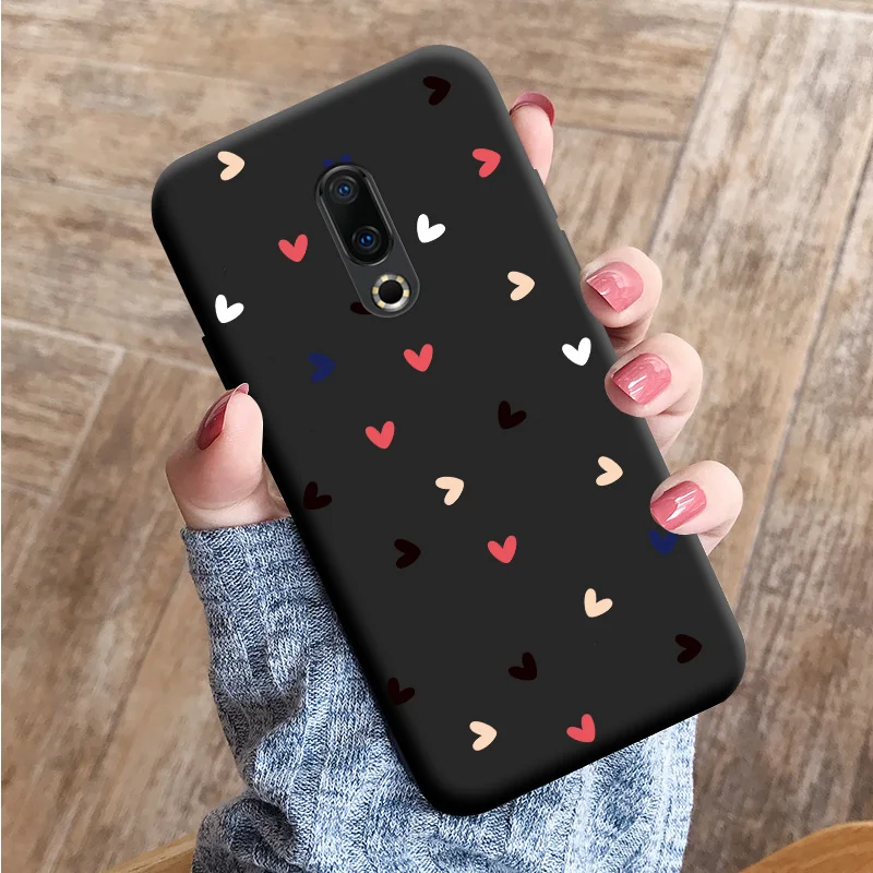 Love Shape TPU Soft Shell For Meizu 16 Case Personality Tide Shell For Meizu 16 Plus Case Cartoon Cute Trend Shell For Meizu 16 best meizu phone case Cases For Meizu