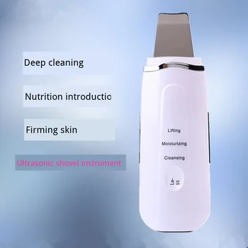 

Ultrasonic Skin Scrubber Deep Face Cleaning Machine EMS Remove Dirt Blackhead Reduce Wrinkles Facial Rejuvenation Lifting Device