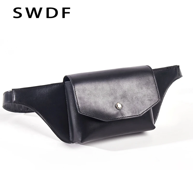 SWDF новая поясная сумка женская из искусственной кожи винтажная дорожная ячейка/мобильный телефон Хип бум поясная сумка кошелек сумка нагрудные сумки