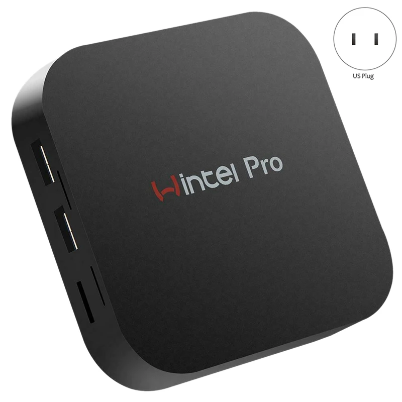 Мини-ПК Windows 10 Wintel Pro Atom Intel четырехъядерный Z8350 1,84 ГГц 4 Гб/64 Гб Dual 2,4G/5G wifi 100M LAN настольные компьютеры мини ПК