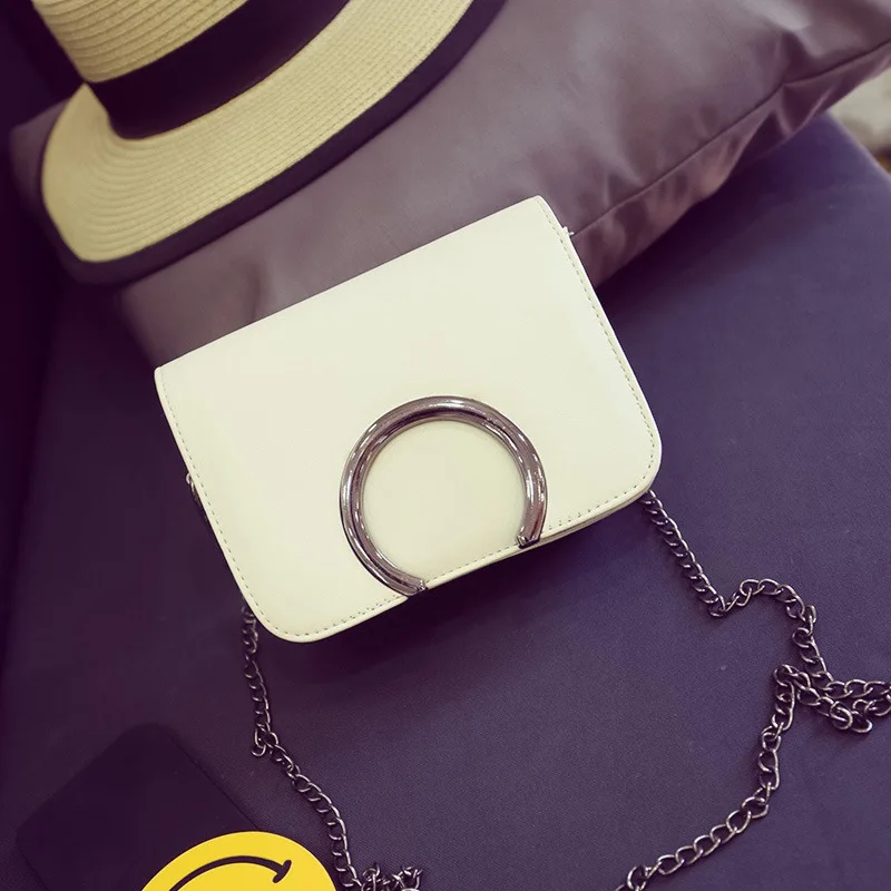 

2018 Korean-style WOMEN'S Bag New Style South Korea Simple Mini Bag Chain Shoulder Bag Shoulder Bag Fashion