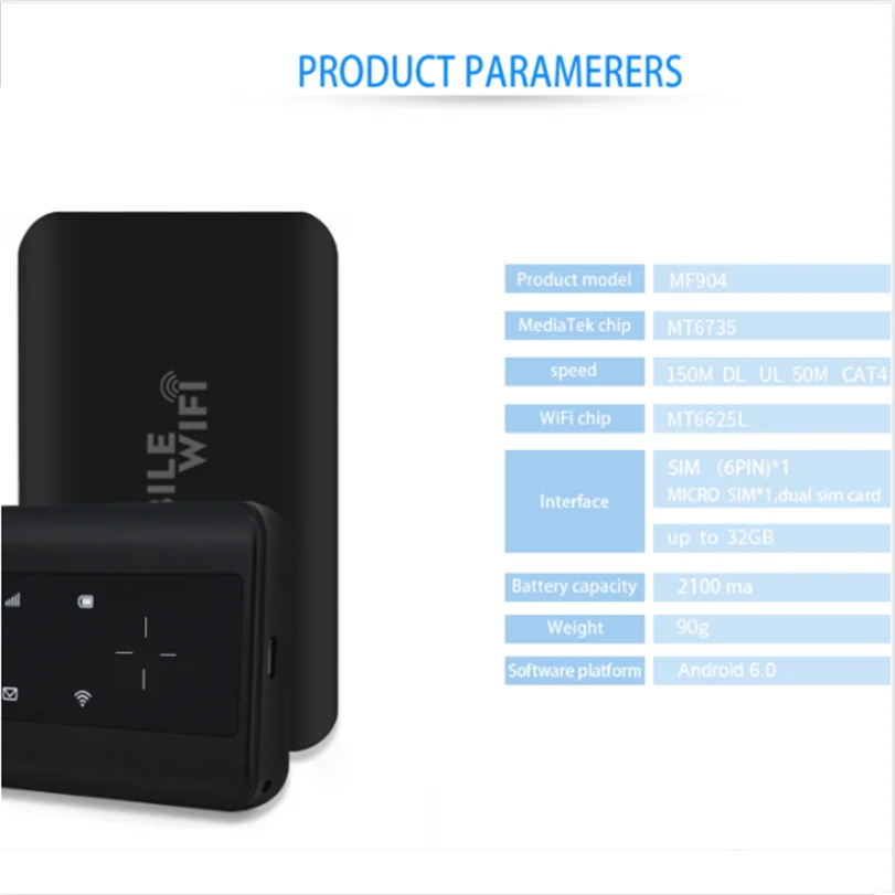 Desbloqueado Universal 3g 4g Sim Card Router Cat4 Lte Fdd Tdd Mini Hotspot Móvel Bolso sem Fio Wi-fi Modem Portátil 150mbps - Imagem 3