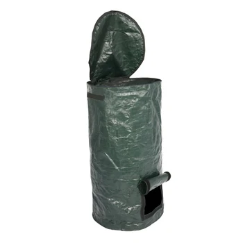 

Compostable Trash Bags Garden Waste Bag PE Gardening Bag Reusable Food Scraps Bag for Lawn Pool Leaf Yard Waste Bag