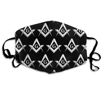 

Garde Art Studio Mask Can Be Washed Reusable Mouth Mask, Funny Anti-Dust Face Masks, Freemason Logo Ski Cycling Camping Half