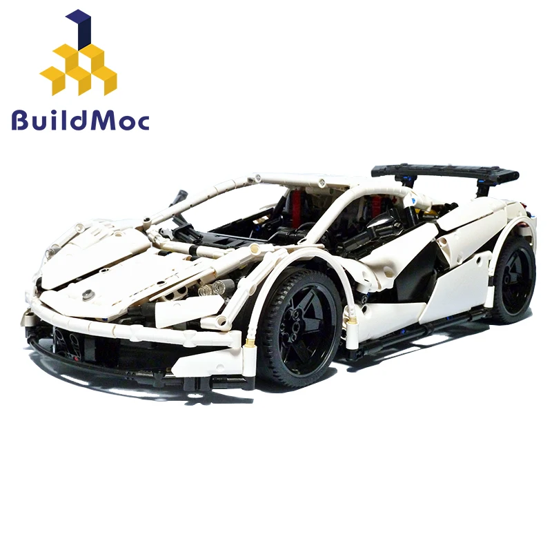 BulidMOC ICARUS Supercar строительные блоки игрушка совместима с 42056 MOC 4562 city technic mlaren P1 приложение RC модель автомобиля Кирпичи Игрушки