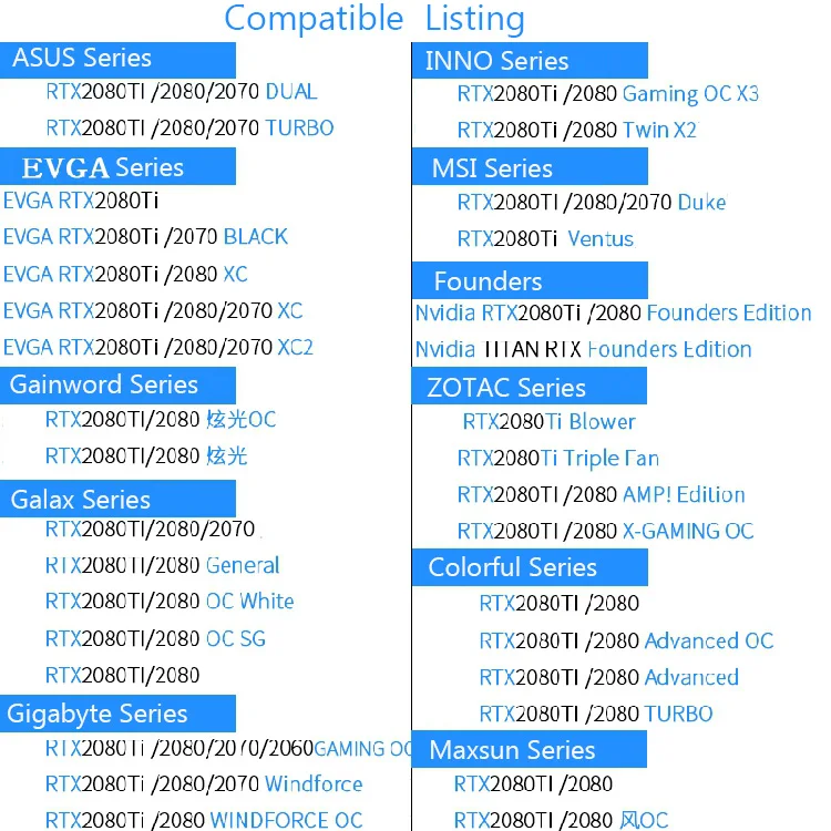 EKWB RTX 2080+ Ti Classic RGB Founders GPU водоблок для NVIDIA®Видеокарта GeForce RTX 2080 и RTX 2080 TI с задней панелью
