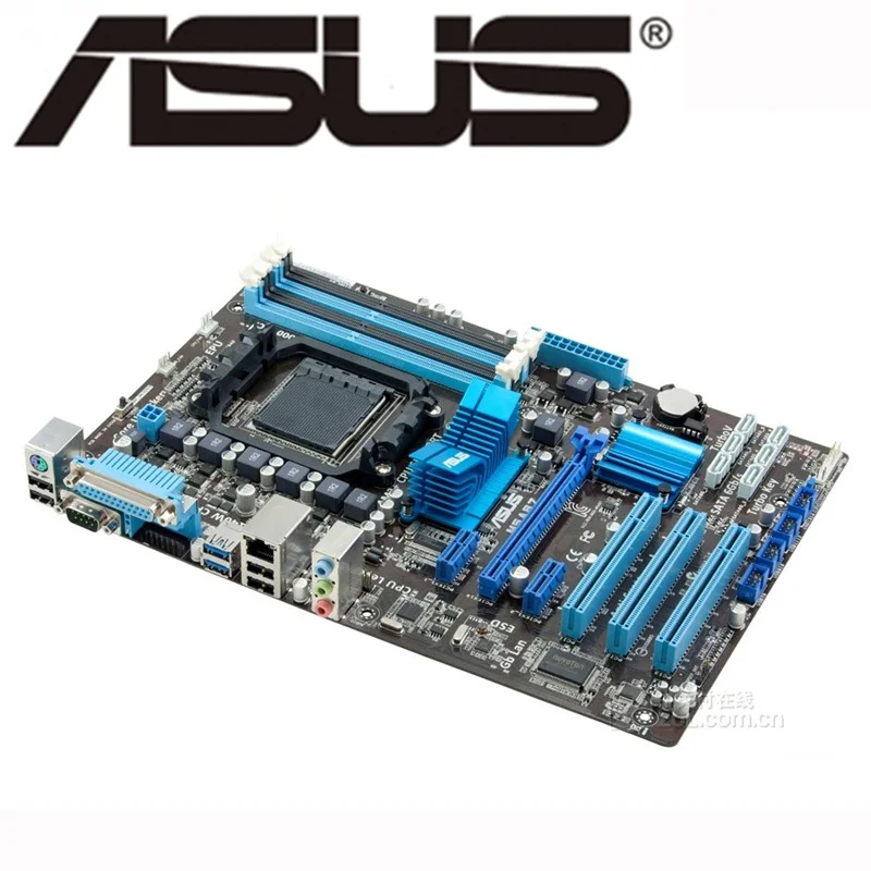 Разъем AM3+ ASUS M5A87 материнская плата DDR3 16 Гб ATX системная плата для AMD 870 M5A87 настольная материнская плата USB 2,0 SATA III PCI-E X16 б/у