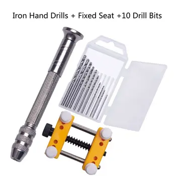 

12Pcs Hand Drill Fixed Holder Jewelry Tools Kit Pin Vise for Resin Casting Molds 83XF