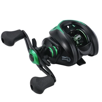 

HOT-Baitcasting Reels Ultra Lightweight Fishing Reels with 19+1 Corrosion Resistant Bearings 17.6 Lb Drag Power 9.1:1 Gear Ratio