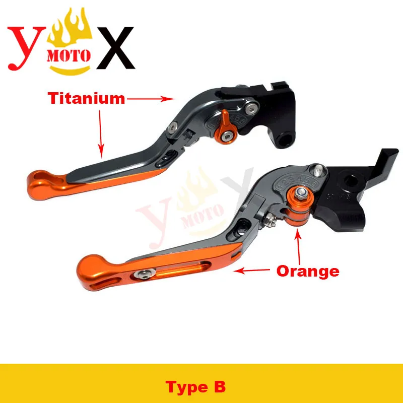 Type B Color Мотоцикл с ЧПУ Складные Выдвижные тормозные рычаги сцепления для SUZUKI HAYABUSA GSXR1300 GSXR 1300 GSX1300R 2008 - Цвет: Type B Color