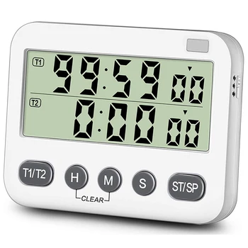 

Fashion-Digital Kitchen Countdown Timer Teachers Classroom Counter Large LCD Loud Magnetic Clip Kids Simple Clock Mini Small Sto
