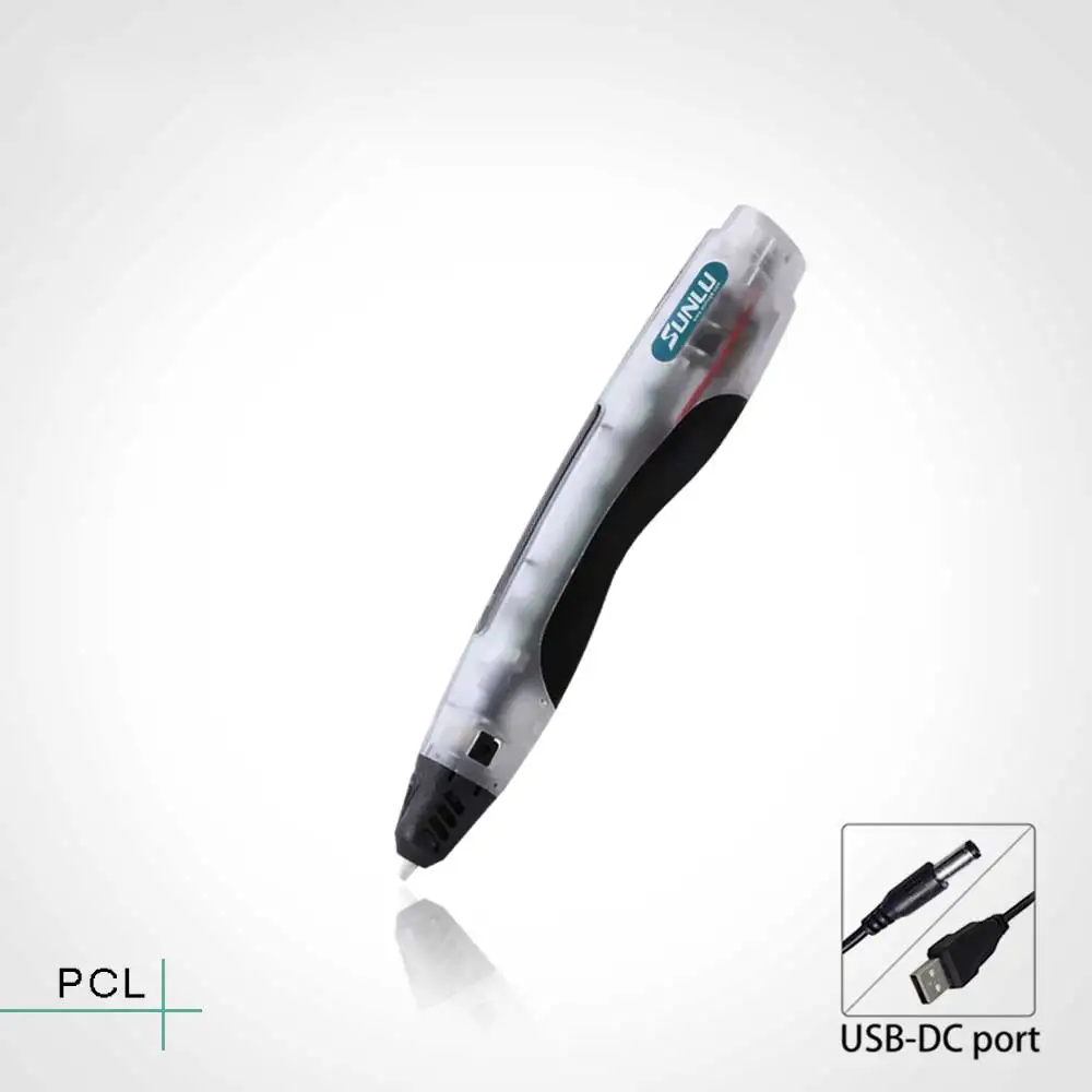 SUNLU SL-400A 3d граффити ручка поддержка PCL нити низкой температуры безопаснее использовать для детей 3D печати ручки подарок на день рождения