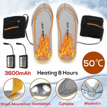 Унисекс новые USB электрические плюшевые стельки с обогревом от батареек зимние теплые стельки с подогревом