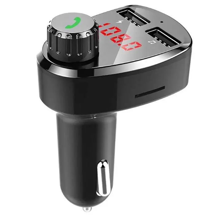 Автомобильный mp3 Handsfree беспроводной Bluetooth автомобильный комплект fm-передатчик TF карта lcd MP3-плеер Dual USB 2.1A автомобильное зарядное устройство для телефона