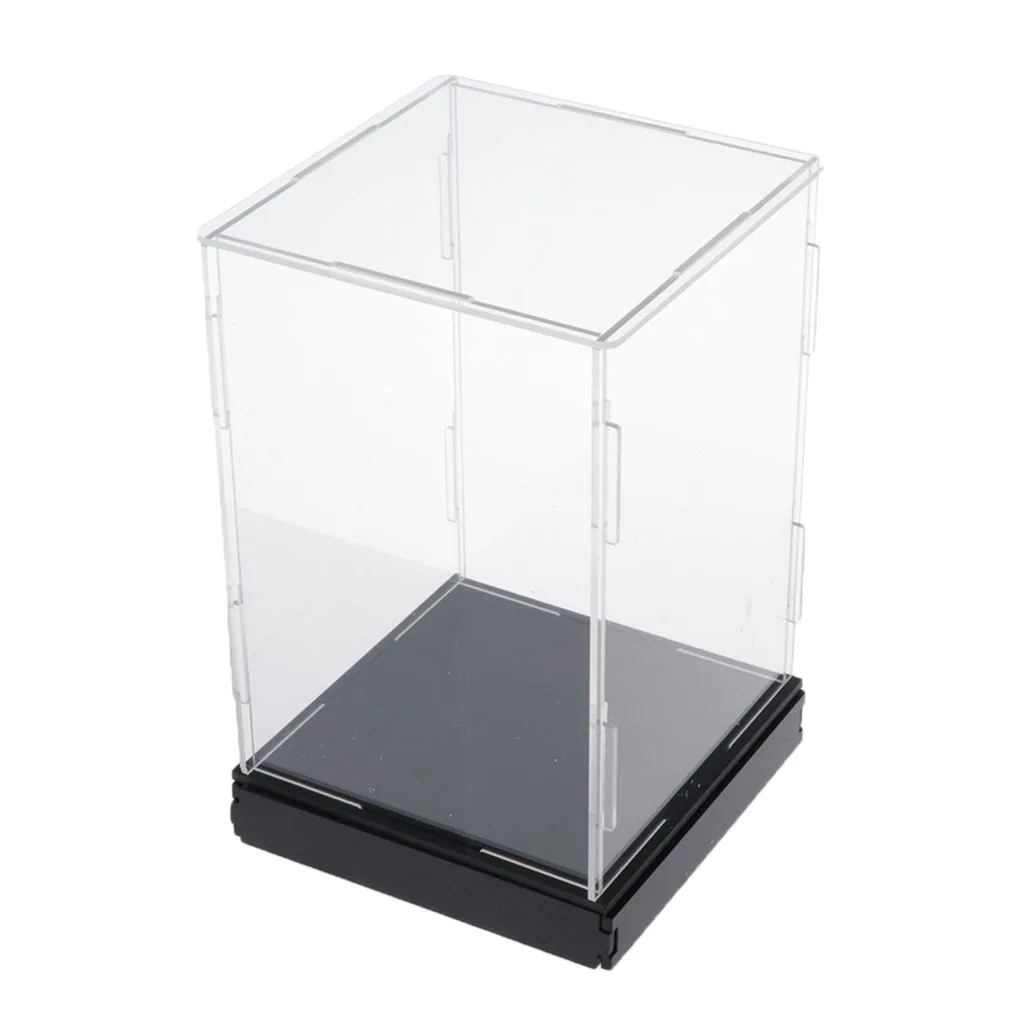 Display Case/Box Dustproof Showcase Character Doll Storage Case Acrylic Plastic Transparent Clear