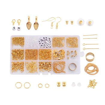 

1 Box Jewelry Findings Set Jewelry Making Kit Jewelry Findings Starter Kit Jewelry Beading Making and Repair Tools Kit