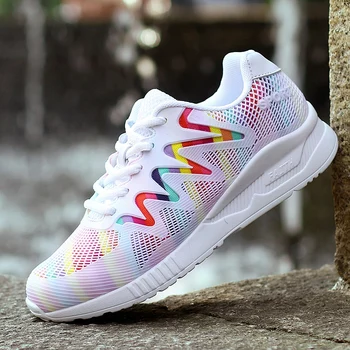 

Tenis Feminino 2019 New Spring Summer Women Sport Shoes Tennis Shoes For Ladies Sneakers Female morning Jogging Trainers Cheap