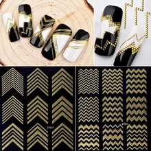 2020 nova etiqueta do prego cinta adesivo 3d linha de metal applique arte decoração diy prego applique designer acessórios trabalho 7.7x9cm