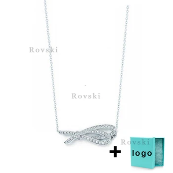 

XL TFX TTFF Rllen Popular Brand Pure Silver My Arrow Necklace Is Suitable for Women's Party Jewelry Wholesale Free Delivery.