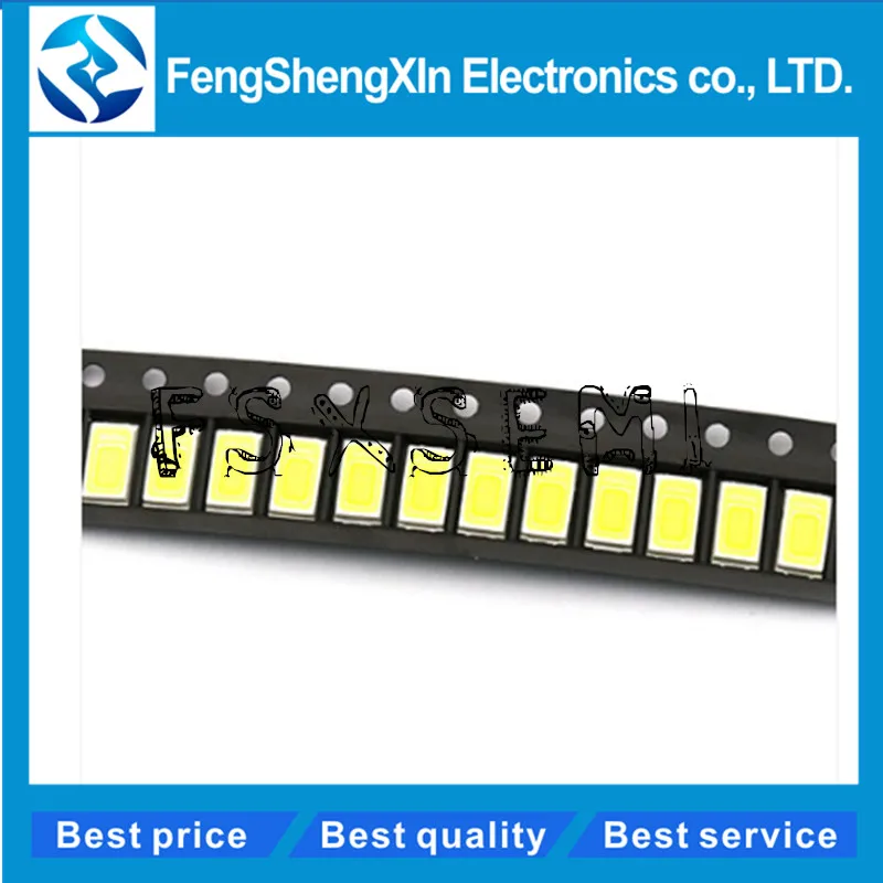 200 шт./лот 5730 белый свет 0,5 W 6000 K-6500 K 40-45LM 5630 SMD 5730 светодиодный диоды для подавления переходных скачков напряжения