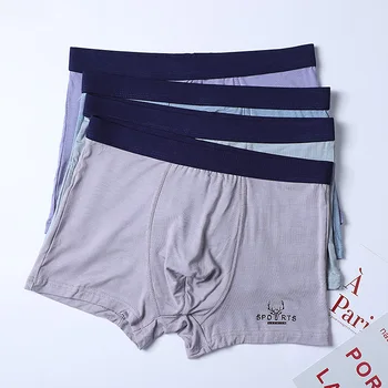 

Man's Underwear Modal Men's Underpants Cozy Sexy Boxer Men Sports Men's European Large Size Boxershorts Men 2XL-5XL