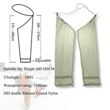 20D для мужчин и женщин для верховой езды, рыбалки, Портативные водонепроницаемые леггинсы, брюки от дождя, для кемпинга, велоспорта, альпинизма, пешего туризма, ультралегкие брюки