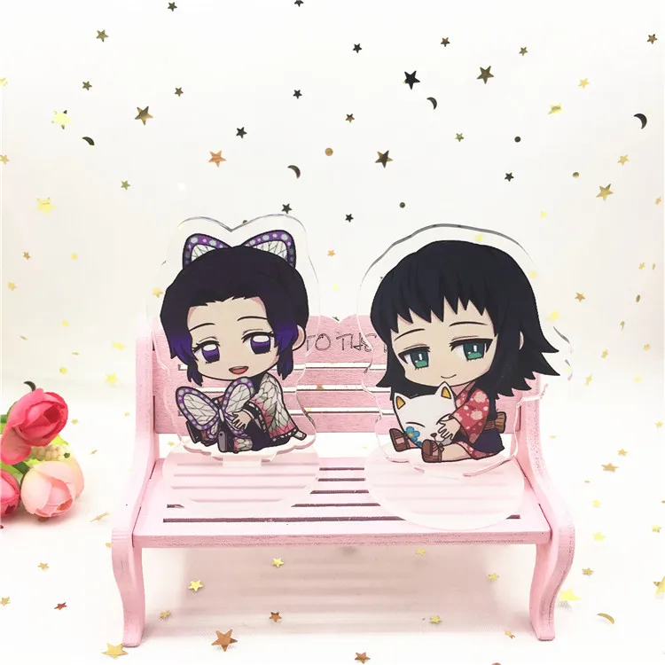 Аниме демон убийца Kimetsu no Yaiba брелок Tomioka Giyuu Nezuko Sabito Makomo Tanjirou Забавный мультфильм акриловый брелок brelok