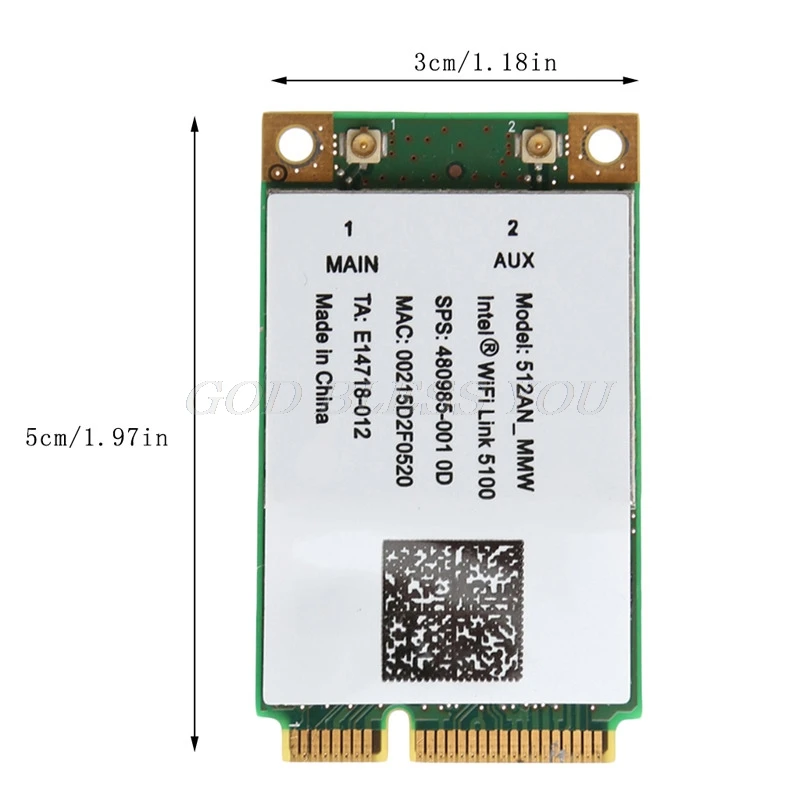 Для получения ссылки Intel 5100 WI-FI 512AN_MMW 300 м Mini PCI-E плата Wireless WLAN Card 2,4/Wi-Fi 5 ГГц