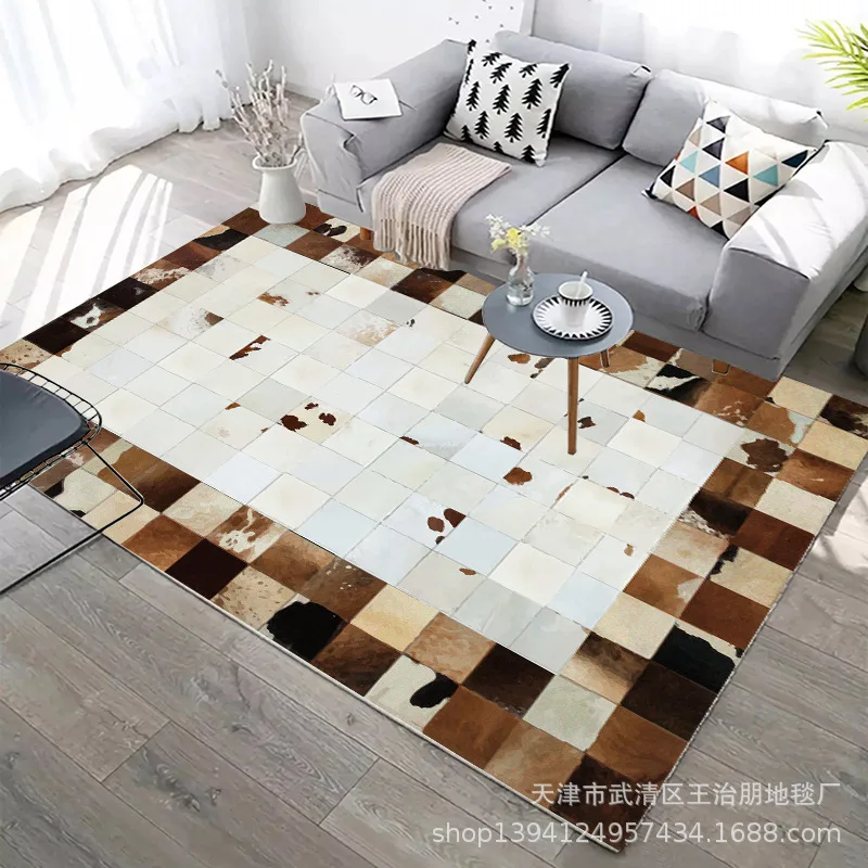 

Nordic Ink Abstract Carpet Living Room Coffee Table Modern Minimalist Bedroom Bedside Entrance Mat Carpet Rugs Living Room