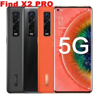 

DHL Fast Delivery Oppo Find X2 Pro 5G Mobile Phone Android 10.0 Snapdragon 865 6.7" 120HZ 48.0MP 65W Charger 5G Cell phone