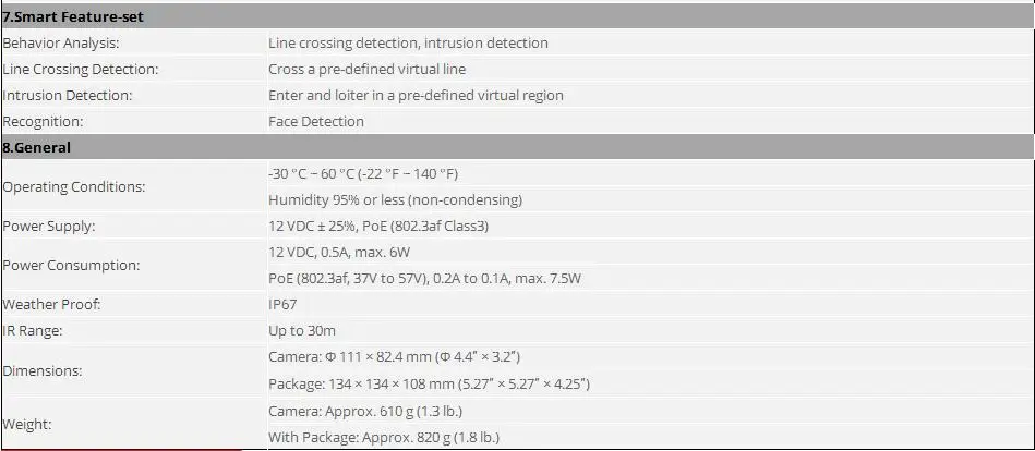 Hikvision DS-2CD1143G0-I POE камера видеонаблюдения 4MP IR Сетевая купольная камера 30 м IR IP67 IK10 H.265+ слот для sd-карты