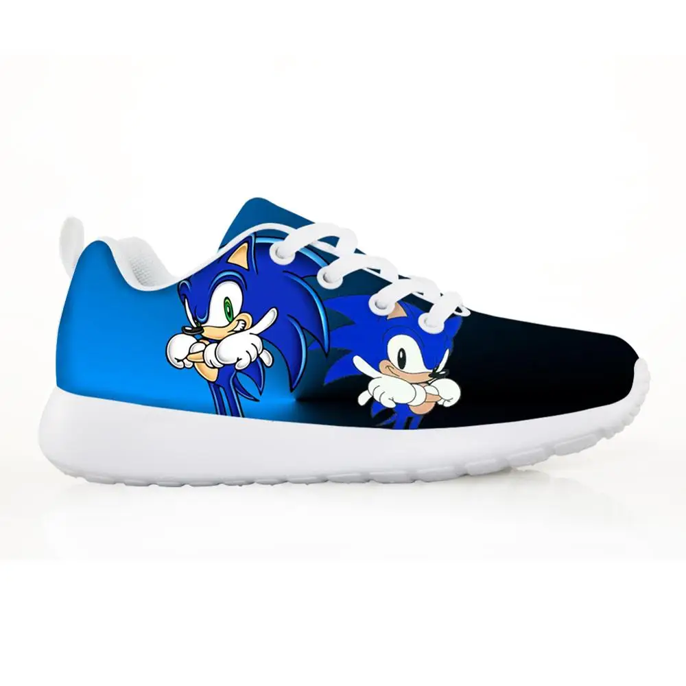 Детские кроссовки для мальчиков и девочек Pretty Sonic the ежик школьная повседневная