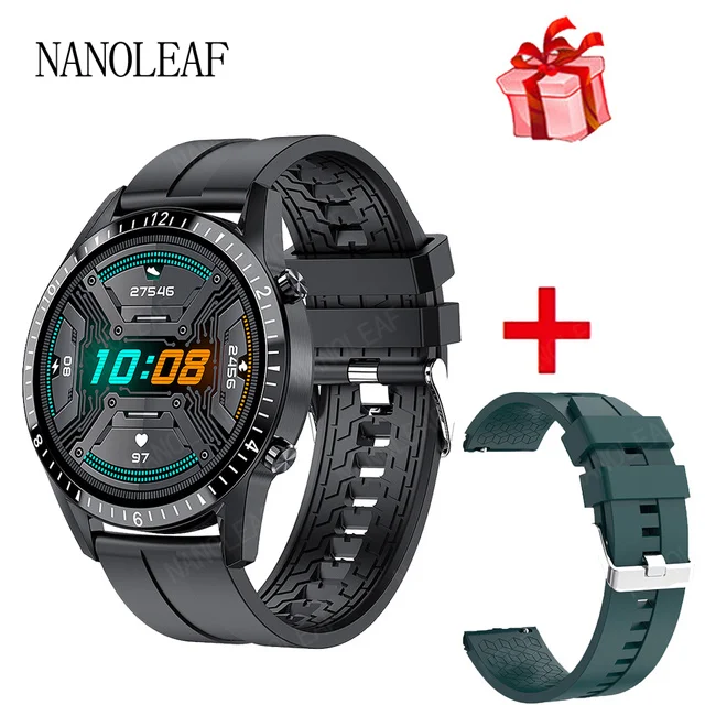 Smart Watch Sport Men Make Answer Call Business Digital Wristwatch with Music Player App Message Reminder Fitness Tracker 