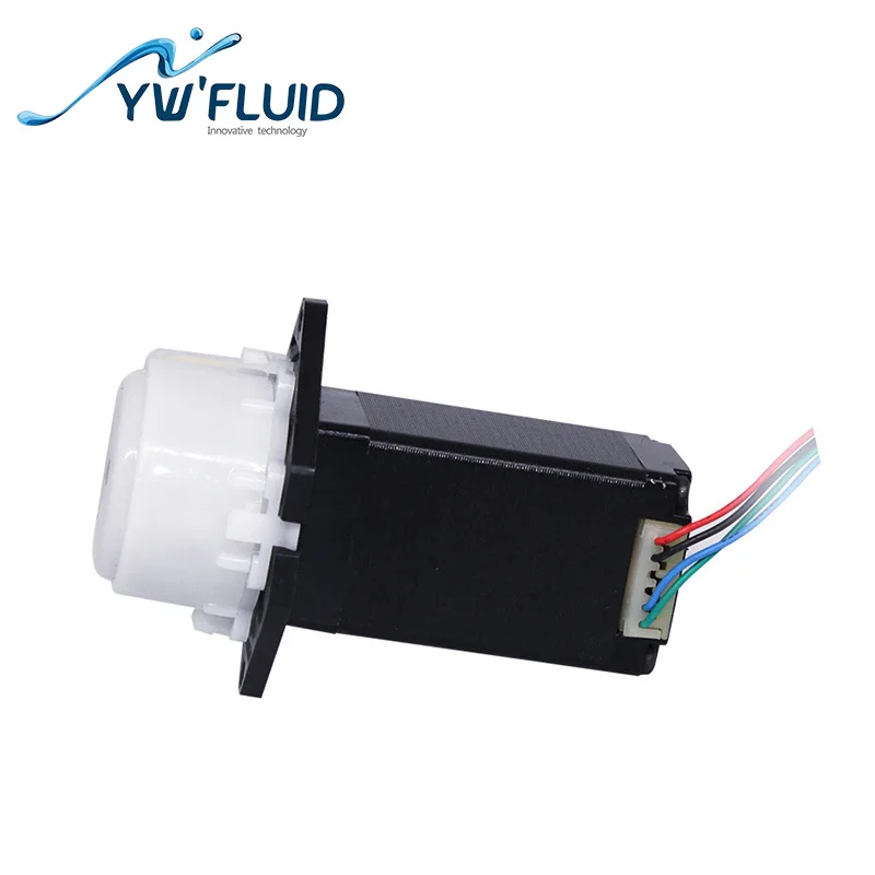 YWfluid Небольшой Высокоточный тихий Микро перистальтический насос шаг