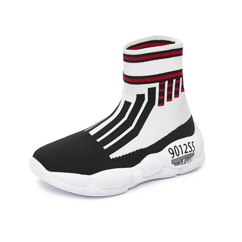

2019 New Socks Sneakers Shoes Female Comfortable Soft Bottom High Elastic Leisure Boots Women Outdoor Breathable Running Shoes