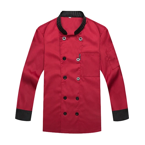 Color 5 Унисекс повседневные Мягкие шеф-повара куртки короткий рукав косой воротник двубортный кухня Ресторан общественного питания питание Serive Рабочая Униформа - Цвет: Color 5