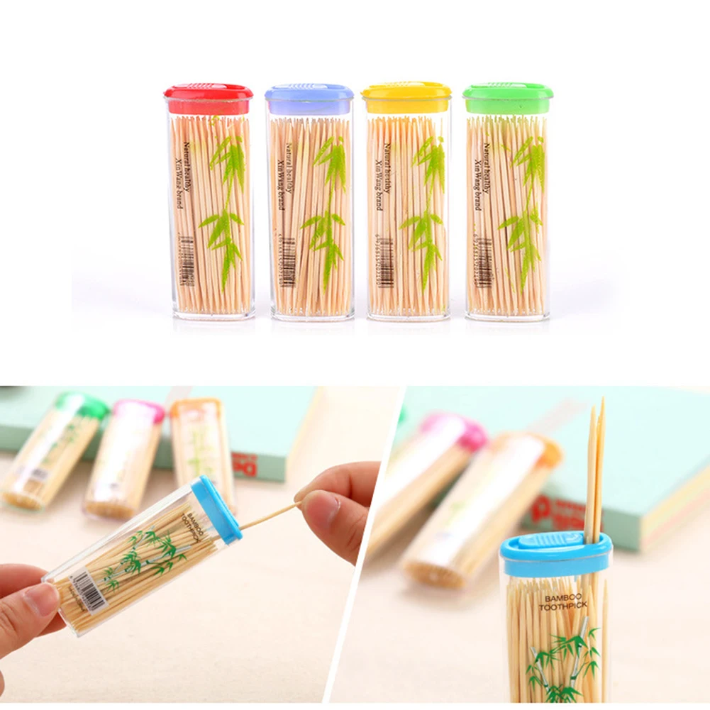 Одноразовая деревянная зубная зубочистка из натурального бамбука для дома, ресторана, отеля, товары, зубочистки, инструменты, зубочистки, вечерние, практичные