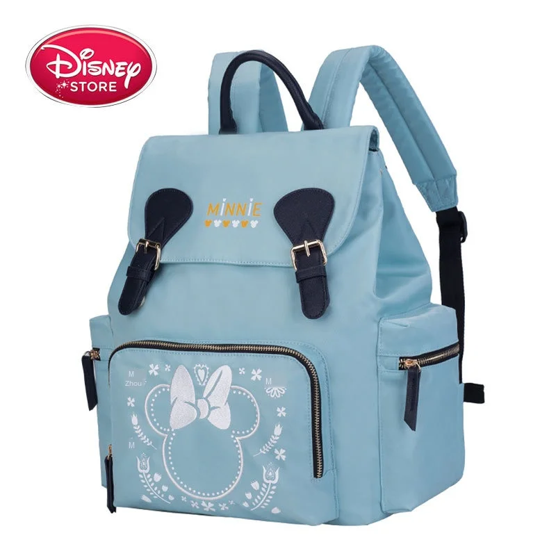 

Disney Fashion Backpack For Mom Baby Diaper Backpack For Travel Beautiful Minnie Maternity Bag Large Capacity