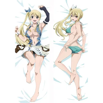 

Japanese Anime FAIRY TAIL Body Dakimakura Lucy Heartfilia Bedding Wholesale Otaku Hugging Anime Girl Female Pillow Case Cover