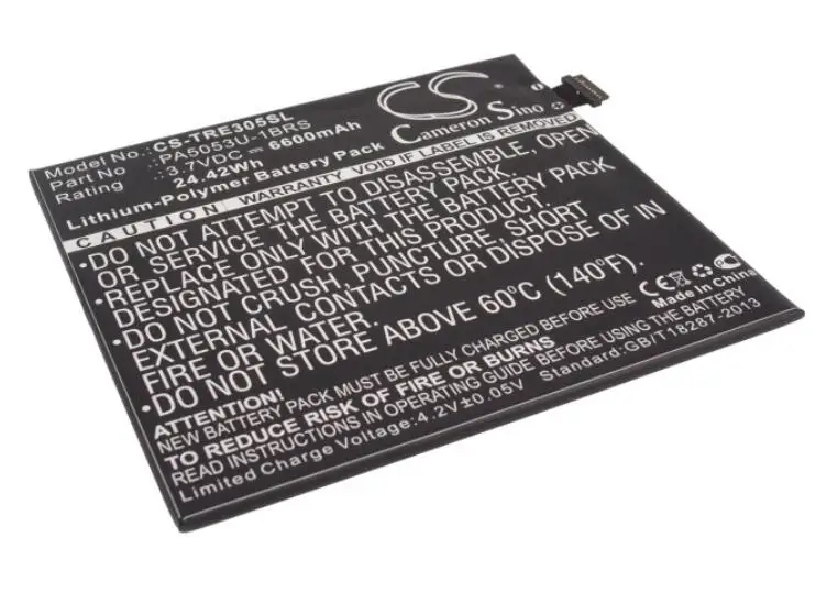 Cameron sino 6600 мАч аккумулятор для Toshiba AT205 AT205-T16 AT305 возбуждать 10 10LE PA5053U-1BRS планшет Батарея