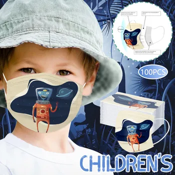 

Children's mask Disposable Face Mask Industrial 3Ply Ear Loop Unisex Protection Face Mouth Mask Earloop Fast Delievry New