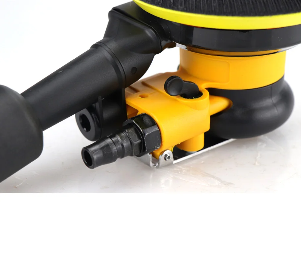 US $43.87 Pneumatic Sander Polisher With Vacuuming 5 125mm Car Paint Care Tool Polish Random Orbital Palm Machine Grinder M8 Threaded