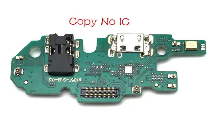 Copy No IC Для samsung Galaxy A105F A10 A105 USB Зарядное устройство док-коннектор, зарядный порт микрофон гибкий кабель, сменные детали - Цвет: Copy No IC