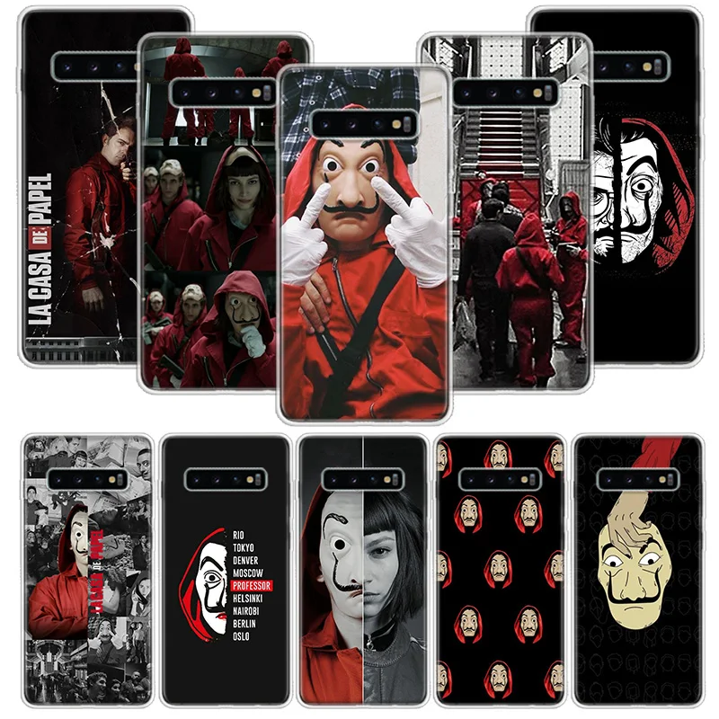 

cool La Casa de papel Case for Samsung Galaxy A50 A70 A30 A20E A10 A40 A51 A71 M30S A10S A20S A6 A7 A8 A9 + Plus 2018 Cover