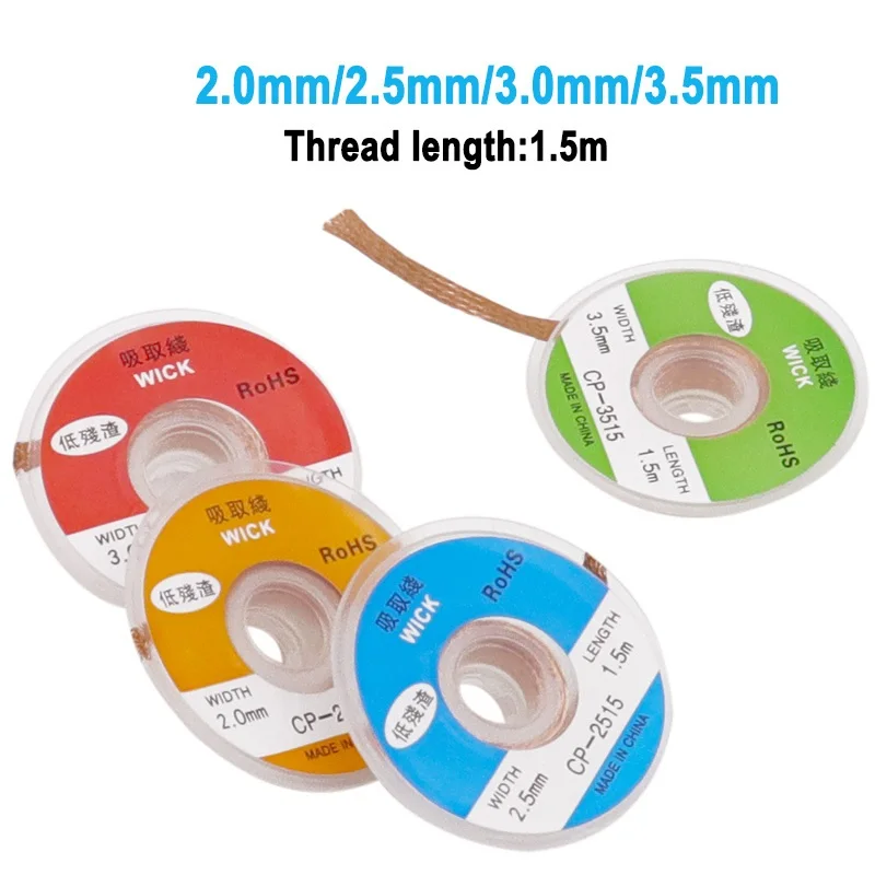 

Desoldering Wire Suction Tin Braid Used To Absorb Excess Solder When Removing Tin Electronic Repair Welding Material