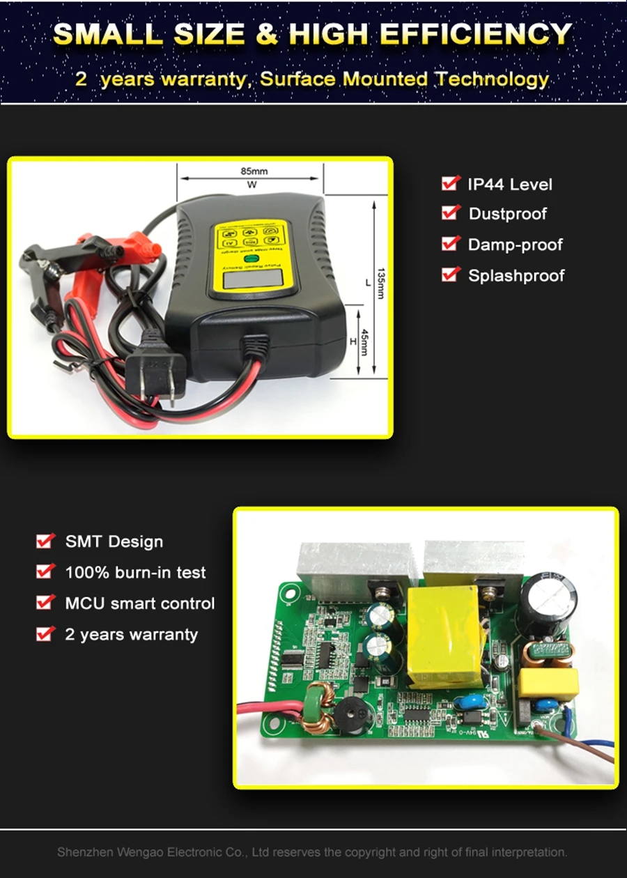 12 V/24 V смарт Пульс Ремонт Зарядное устройство ЖК-дисплей Дисплей мотоцикл автомобили Батарея Зарядное устройство 12V 4A AGM гель свинцово-кислотный Батарея Зарядное устройство