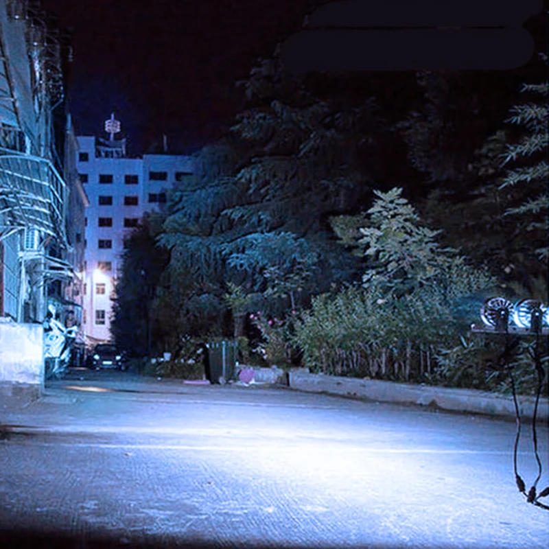 Светодиодный светильник в байкерском стиле головной светильник 1100LM светодиодный чистый белый светильник H4 галогенные лампы